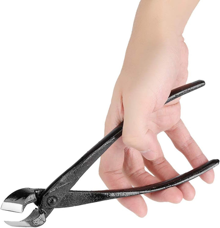 Bonsai Tools Knopfschneider, 205 mm Zweigknopfschneider aus Zinklegierung mit runder Gartenschneide