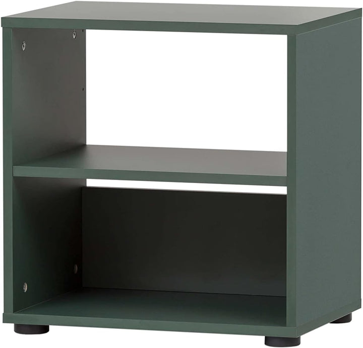Schildmeyer Regal, Holzwerkstoff, waldgrün, 48,5 x 33,2 x 50,1 cm