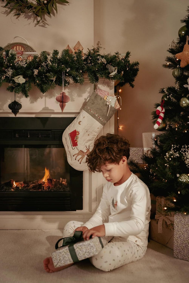 Little Dutch Weihnachtsstrumpf Nikolausstrumpf Nikolausstiefel zum Befüllen und Aufhängen XL - Weihn