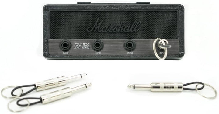 P Pluginz Marshall Stealth Jack Rack zur Wandmontage inkl. 4 Gitarrenstecker-Schlüsselanhänger und 1