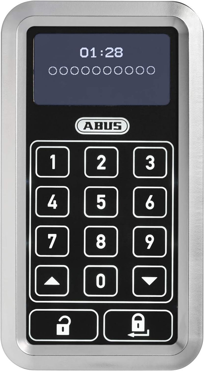 ABUS Funk-Tastatur HomeTec Pro CFT3000S silber 10126 Silber Tastatur, Silber Tastatur