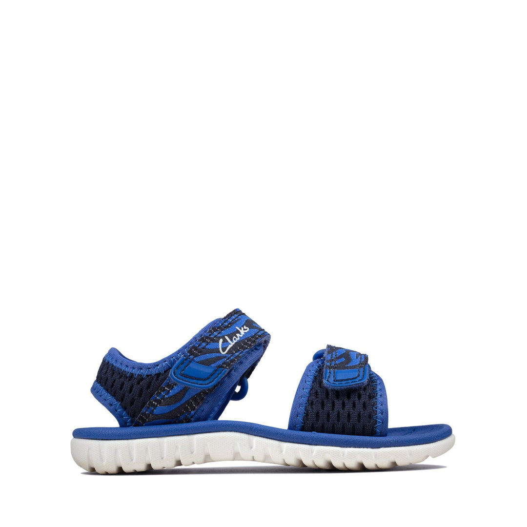 Clarks Jungen Surfing Tide KSandale 21 EU Black Leather, 21 EU Black Leather