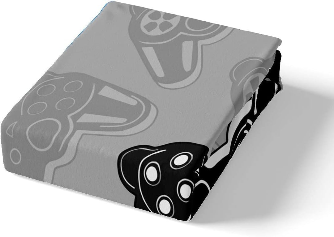Loussiesd Gamer für Jungen, Videospiele, Bettbezug, Bettbezug mit 1 Bettbezug und 1 Kissenbezug, Ora