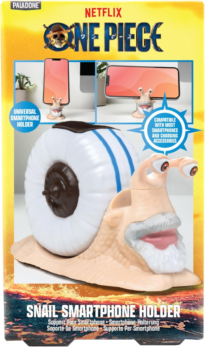 Paladone One Piece Snail Smartphone Holder – Den Den Mushi Handyhalter Inspiriert von Vice Admiral G