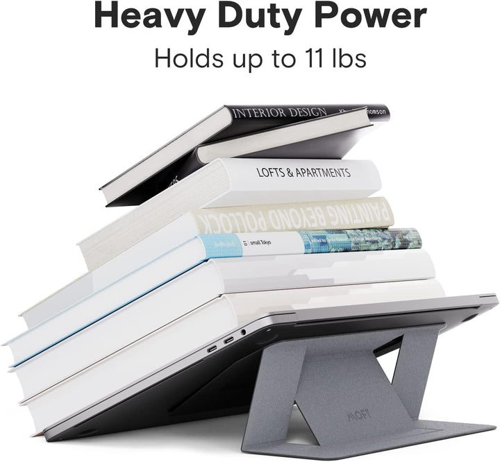 MOFT Laptop Ständer, Faltbarer Laptopständer Notebook Ständer mit 2 einstellbaren Winkeln, Haltung V