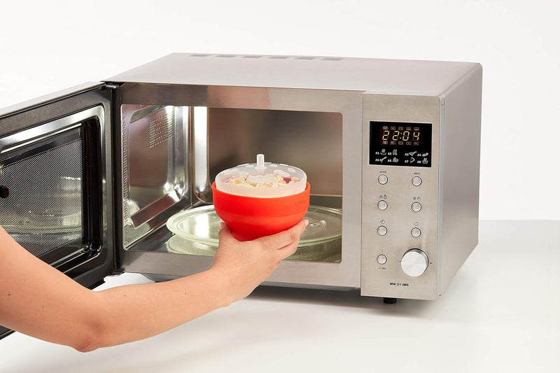 Lékué Mini-Popcorn-Set für Mikrowelle, Silikon, 2 Stück 2 Mini, 2 Mini
