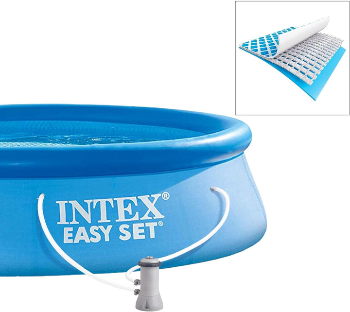 INTEX Swimming Pool Easy Set 28132GN - Pool, Filterpumpe und Filtereinsatz 366x76cm Single, Single