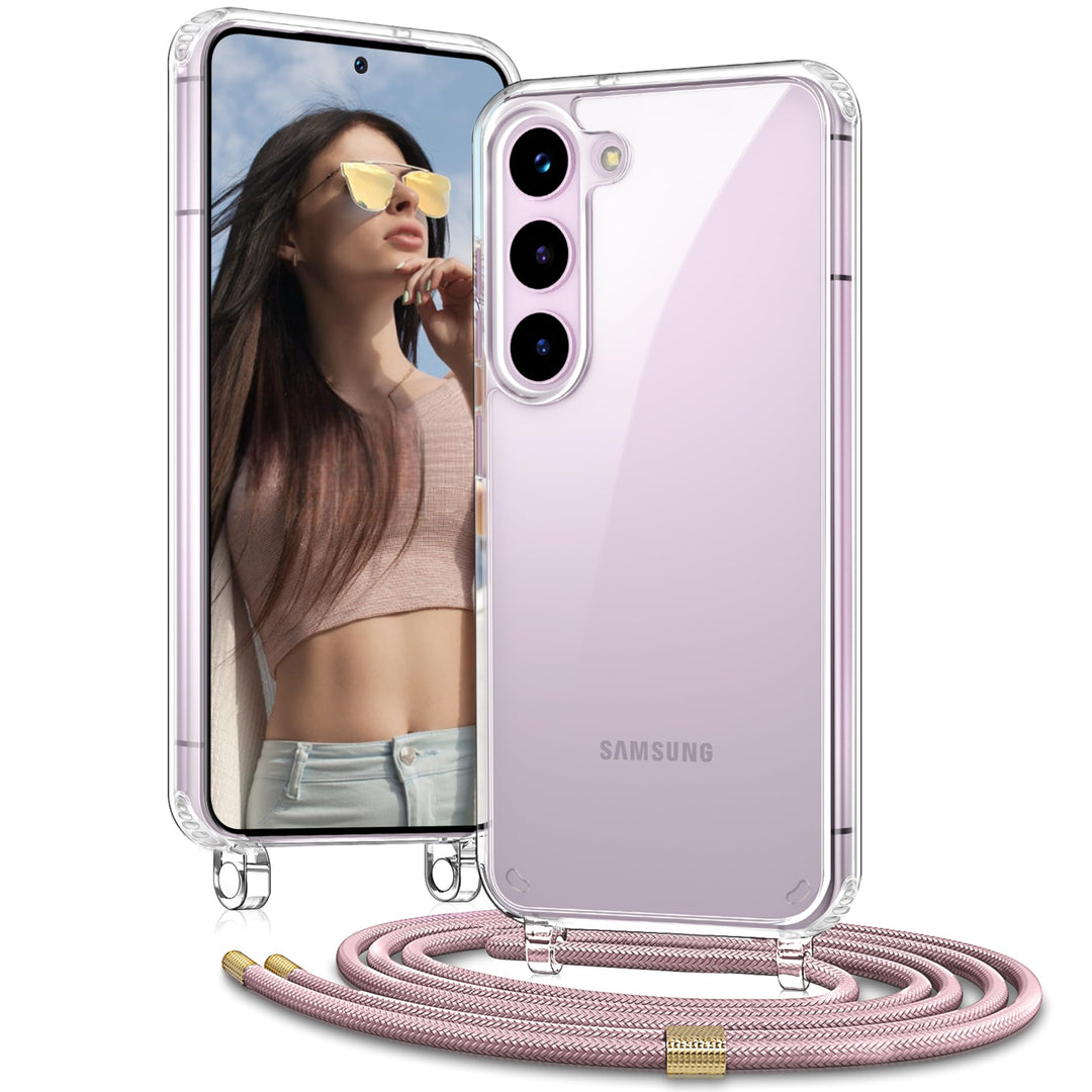 Handykette für Samsung Galaxy S26 Plus / S26+ 6,7" Hülle mit Band - Necklace Handyhülle - Transparen