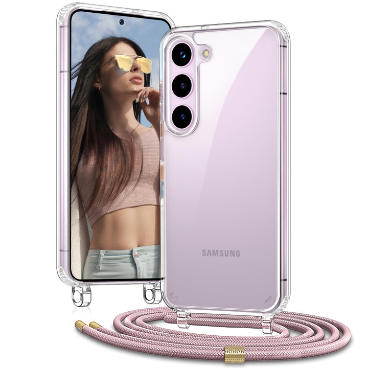 Handykette für Samsung Galaxy S26 Plus / S26+ 6,7" Hülle mit Band - Necklace Handyhülle - Transparen
