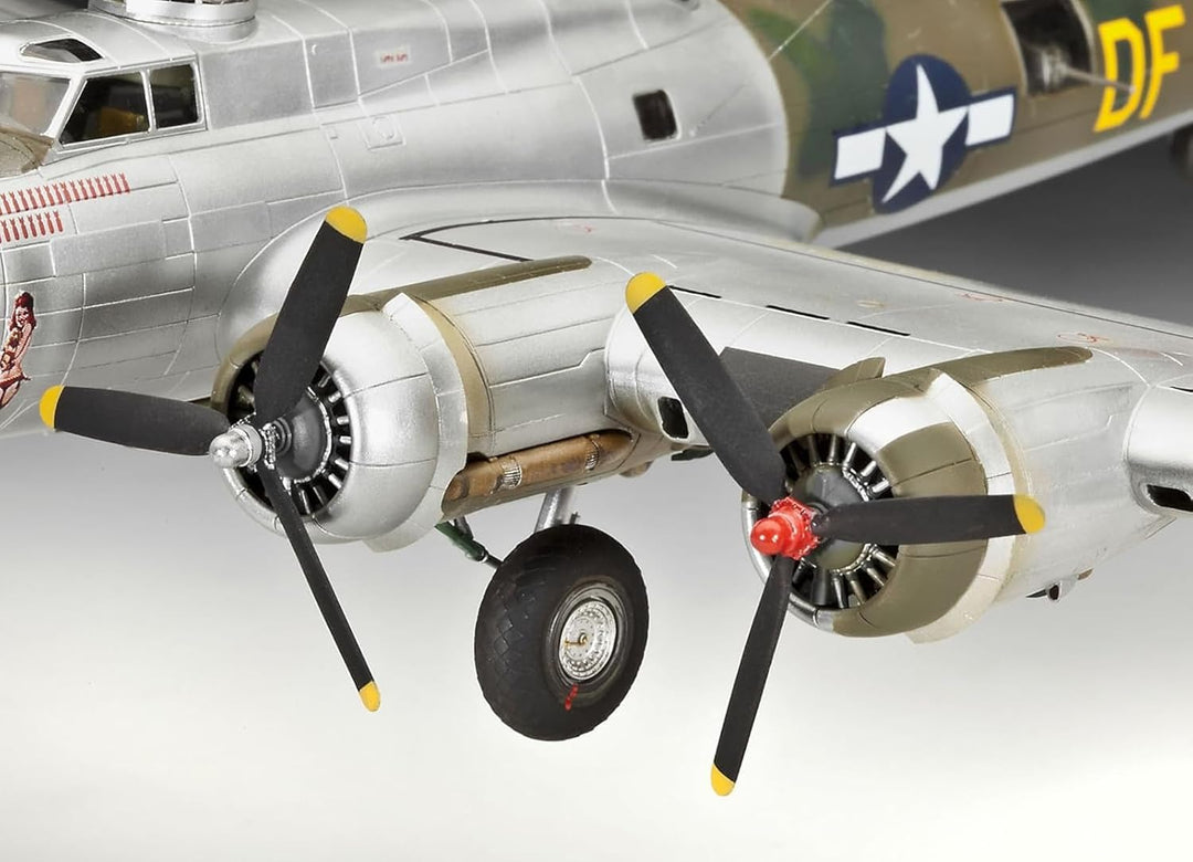 Revell Revell_04283 Modellbausatz Flugzeug 1:72 - B-17G "Flying Fortress" im Massstab 1:72, Level 5,
