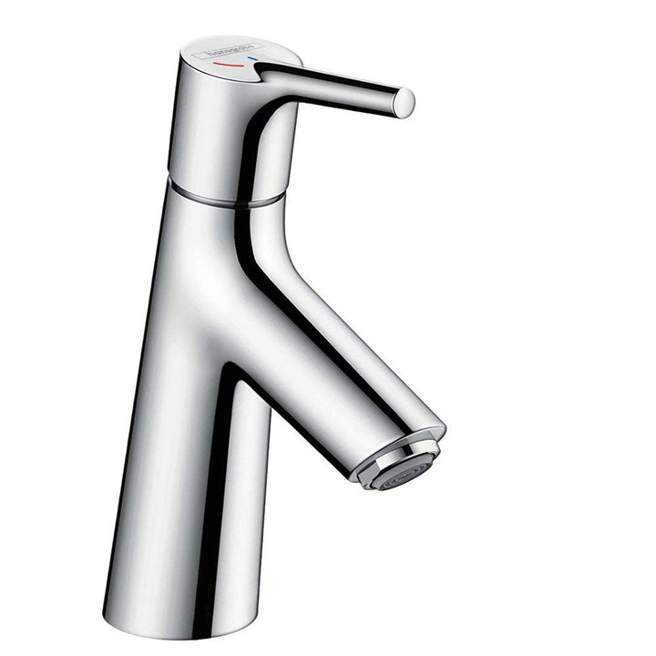 hansgrohe Wasserhahn Talis S CoolStart (Armatur mit Auslauf Höhe 80mm und Zugstangen-Ablaufgarnitur)