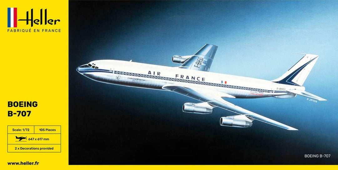 Heller 80452 - Modellbausatz Boeing B-707 A.F.