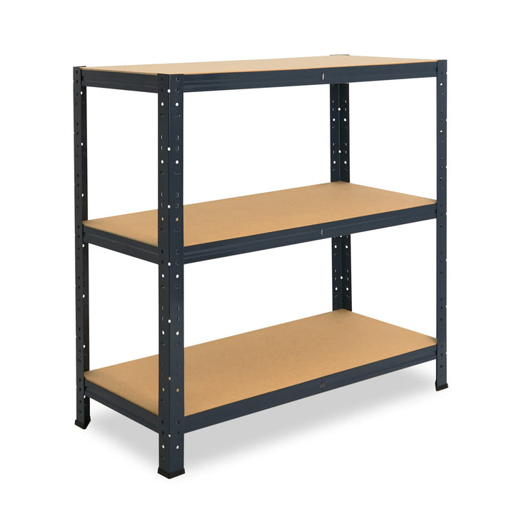 shelfplaza® 90x60x30cm Home Schwerlastregal anthrazit/Metallregal mit 3 Böden/Kellerregal Metall, Ga