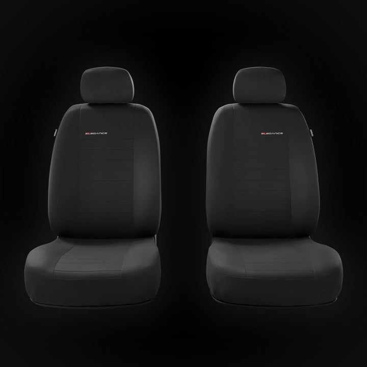 Mossa Sitzbezüge Auto passend für Dacia Duster I II III SUV 2010-. 2UNE-4 Grau UNE-4 Voller Set vorn