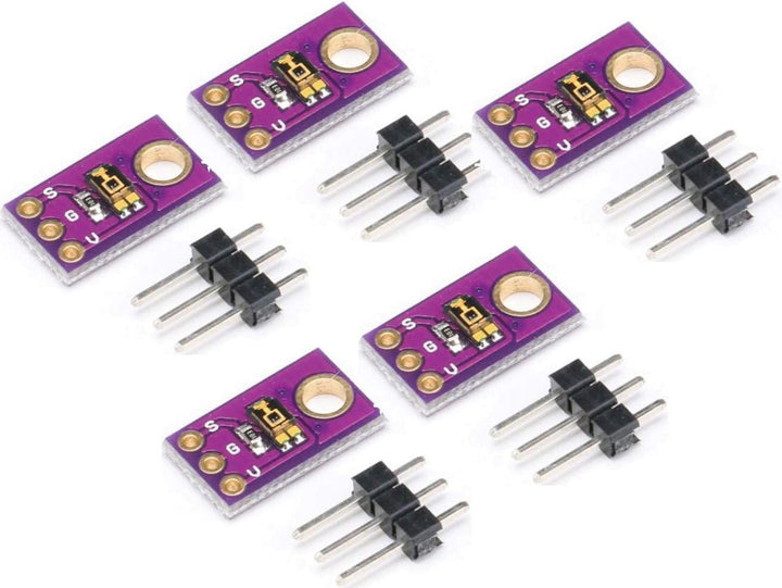 5pcs TEMT6000 Light Sensor TEMT6000 Sensitivity Ambient Light Simulate Intensity, 5PCS