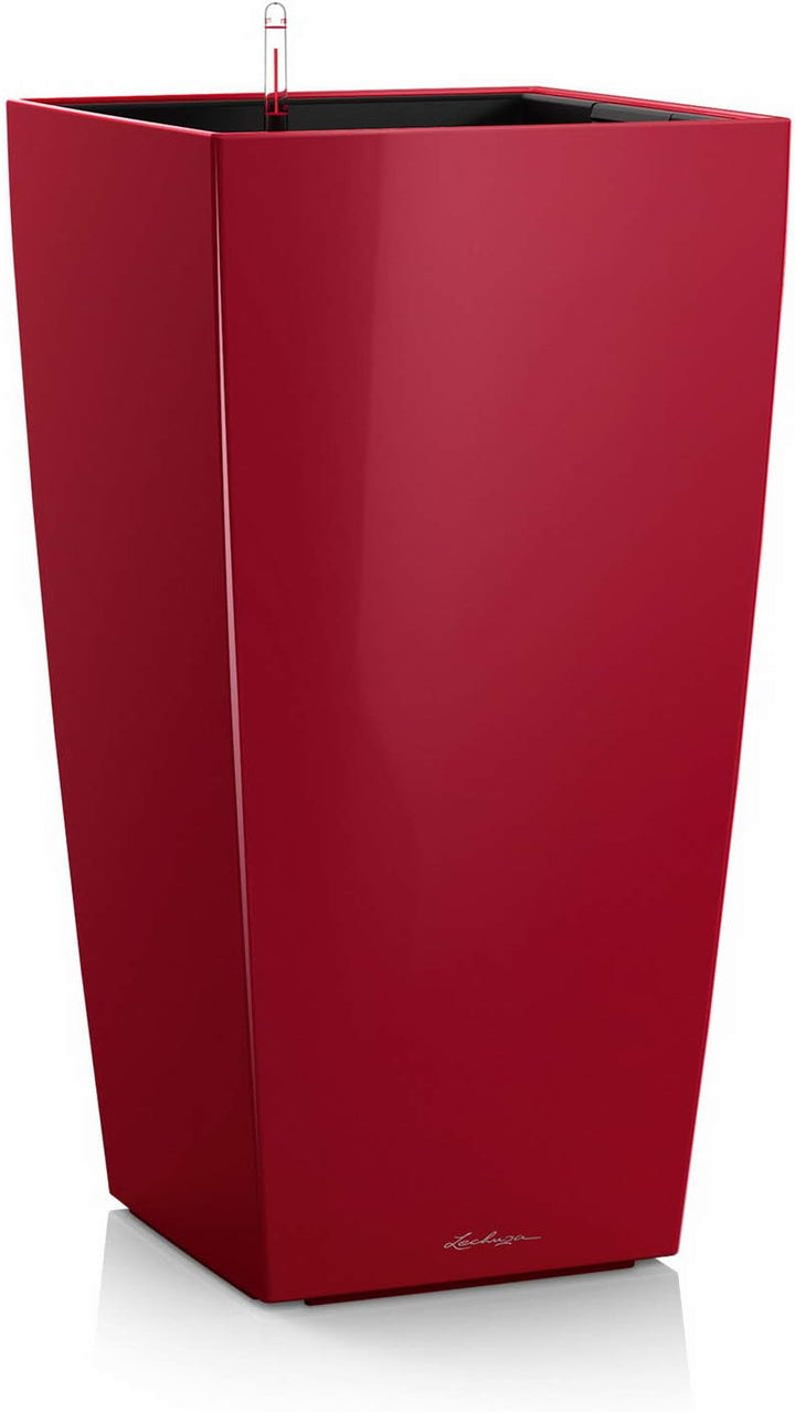 LECHUZA CUBICO Premium 30 scarlet rot hochglanz 18183 29.5x29.5x56.5 cm Scarlet Rot Hochglanz, 29.5x