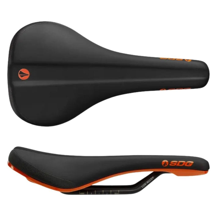 SDG Components Bel-Air V3 Lux-Alloy Mountain Bike Saddle Saddle, 260 x 140mm, Unisex, Road Gravel Bi