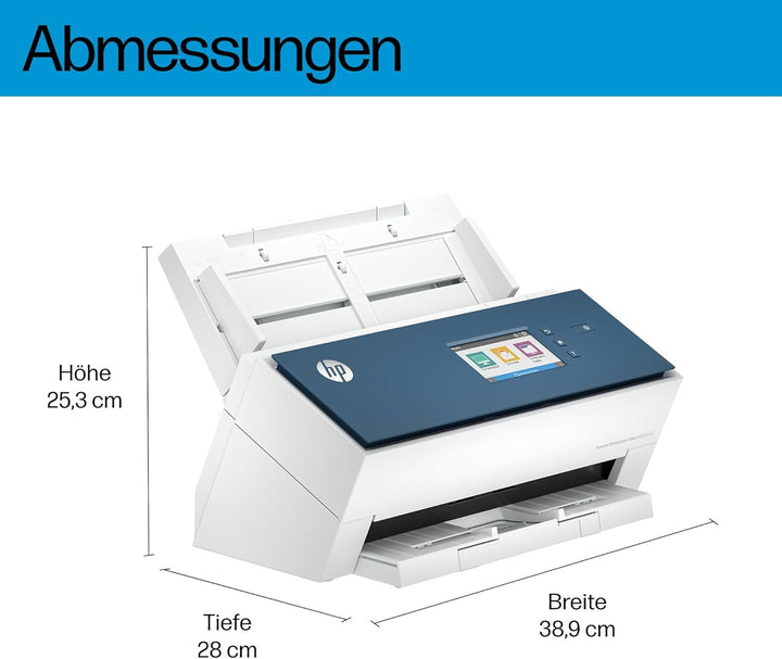 HP ScanJet Enterprise Flow N9000 sn1, Scanner, bis A3, ADF für bis zu 100 Blatt, USB 3.0, Ethernet,