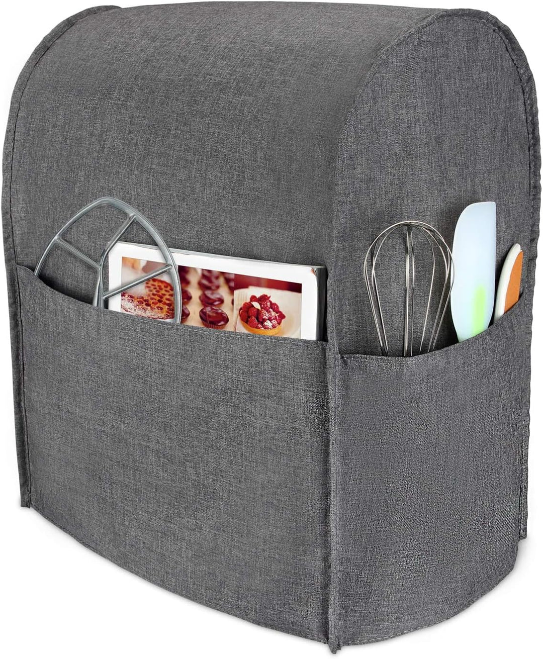 Luxja Staubschutzhülle für KitchenAid Küchenmaschine und zusätzliches Zubehör (geeignet für 5,6-7,5