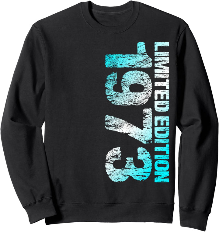 1973 Mann Frau 51. Geburtstag Limited Edition 51 Sweatshirt