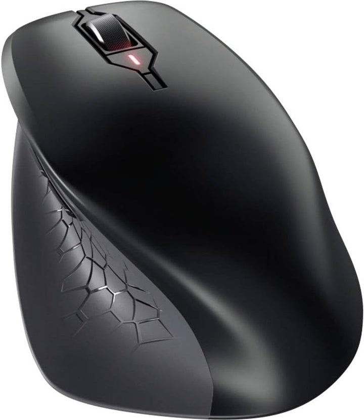 CHERRY STREAM MOUSE COMFORT, Kabellose Ergonomische Maus mit Gummierter Daumenauflage, Speziell für