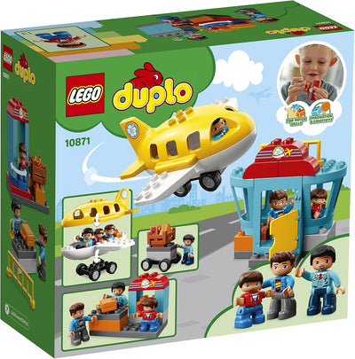 LEGO 10871 DUPLO Flughafen, Bauset mit Flugzeug für Kinder ab 2 Jahre Single, Single