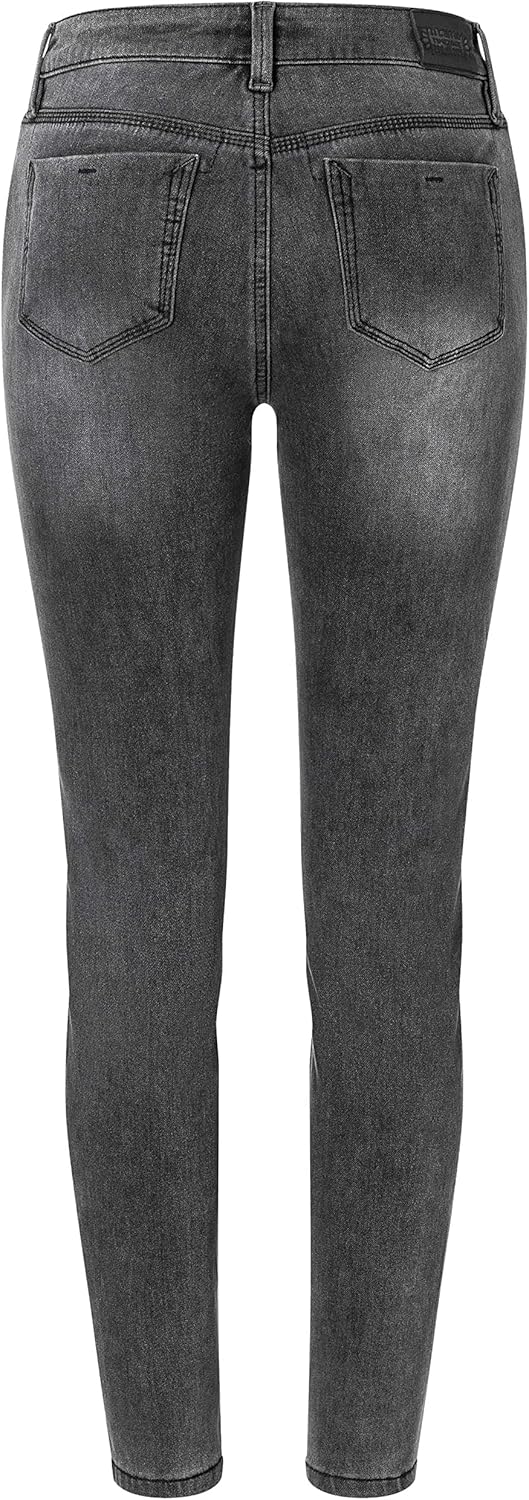 Timezone Damen Tight Aleenatz Womenshape Jeans 25W / 28L Vulcano Grey Wash, 25W / 28L Vulcano Grey W