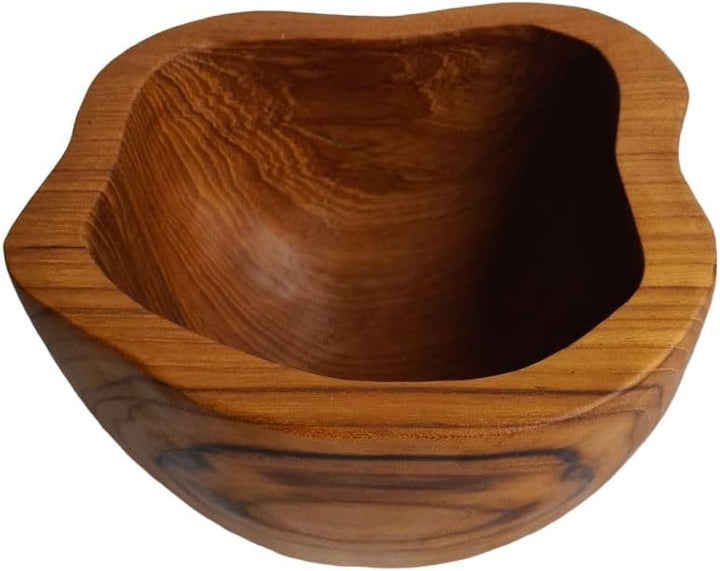 Windalf Rustikale Snack Holzschale MARIELLA Ø 18 cm Nussschale Deko-Schale Schmuckschale Wurzelholz