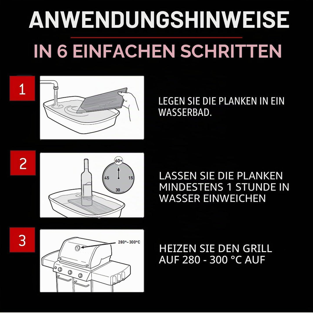 Weber Zendernholz Räucherbretter - Gross (40 x 15cm), 2er Pack, süsses, mildes Aroma, ideal für Käse