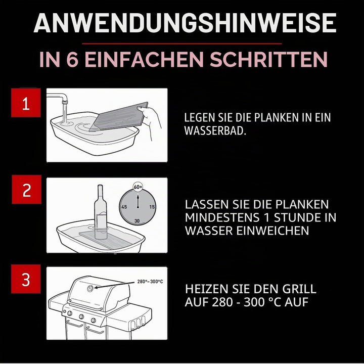 Weber Zendernholz Räucherbretter - Gross (40 x 15cm), 2er Pack, süsses, mildes Aroma, ideal für Käse