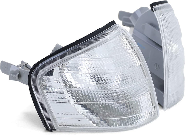 Tenzo-R Blinker weiss Paar für Mercedes C Klasse W202 Limousine S202 Kombi T-Model 93-01