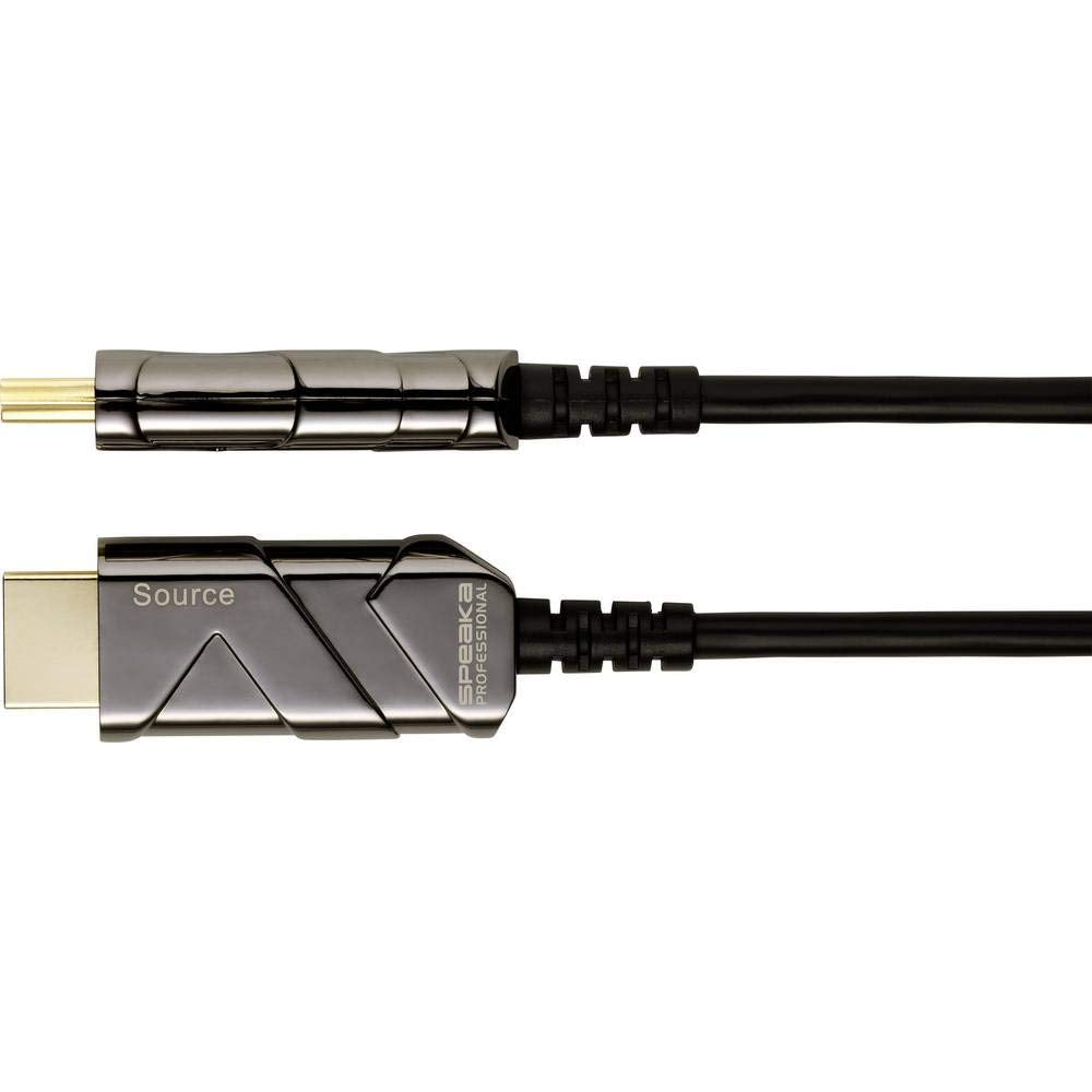 Speaka Professional HDMI Anschlusskabel HDMI-A Stecker, HDMI-A Stecker 50.00 m Schwarz SP-8821972 Ul