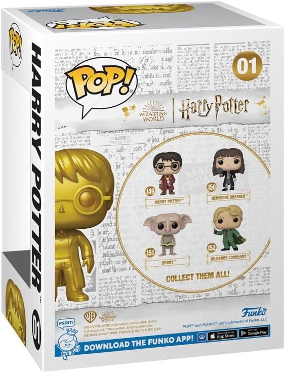 Funko POP! Harry Potter - Gold Harry Potter #82808