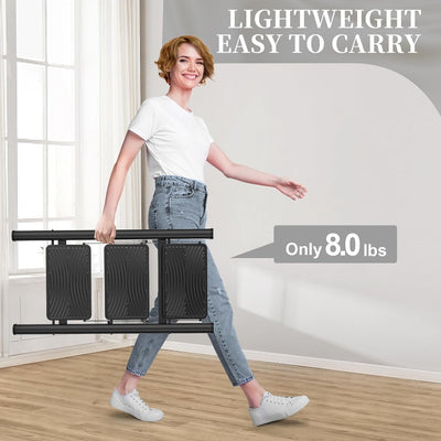 HBTower Trittleiter 3 Stufen Klappbar, Leiter 3 Stufen,stufenleiter,Leiter mit breitem Anti-Rutsch-P