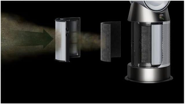 Dyson Purifier Hot+Cool HP1 Luftreiniger mit kraftvoller Wärmefunktion (Weiss/Weiss)