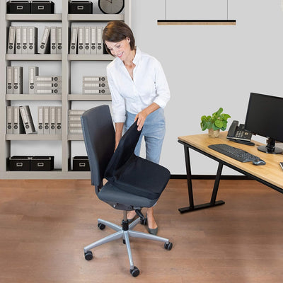 bonmedico Sitzkissen - Orthopädisch geformtes ergonomisches Sitzkissen für Bürostuhl, Rollstuhl - St