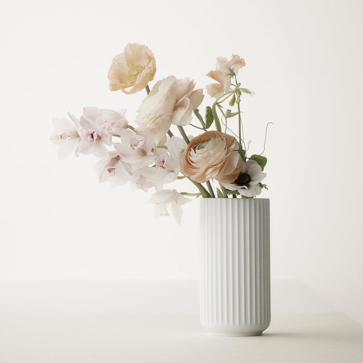 Lyngby Porcelæn Vase H12.5 cm Lyngby Designklassiker Zeitloses Design, Weiss H12,5 cm Weiss, H12,5 c