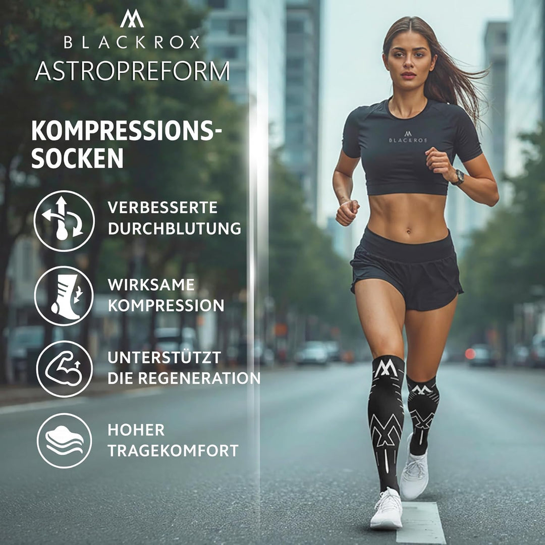 BLACKROX Kompressionssocken Astropreform WINGROX Premiun Kompressionssocken Sportkompressionssocken
