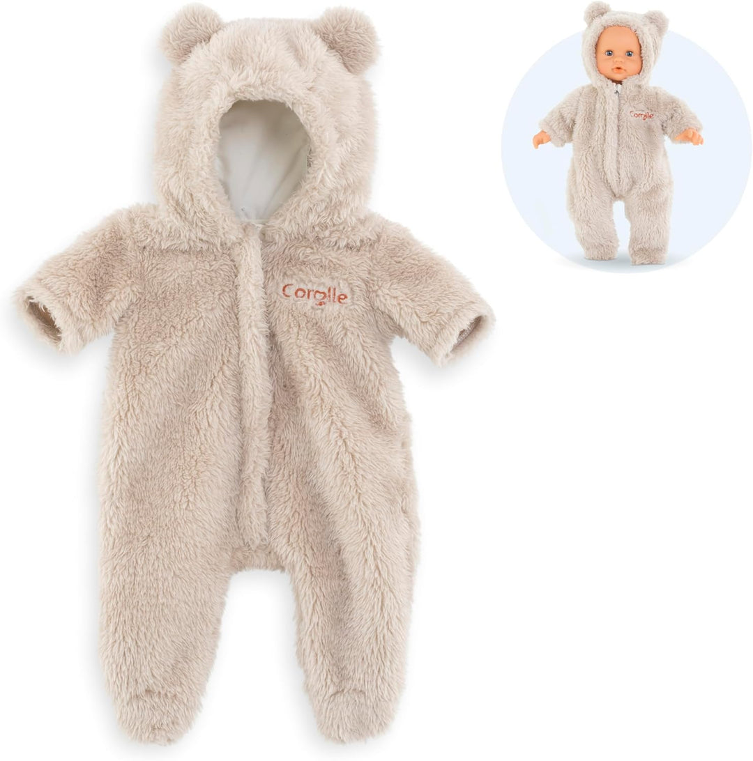 Corolle Schneeanzug, Teddy, Puppenzubehör, Puppenkleidung, für alle 30cm Babypuppen, ab 18 Monate