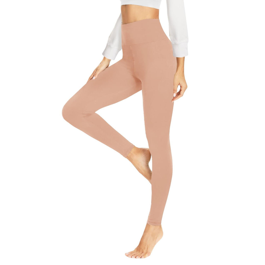 HLTPRO Thermo Leggings Damen Gefüttert Im Winter, High Waist Thermoleggings Warm Thermohose Blickdic