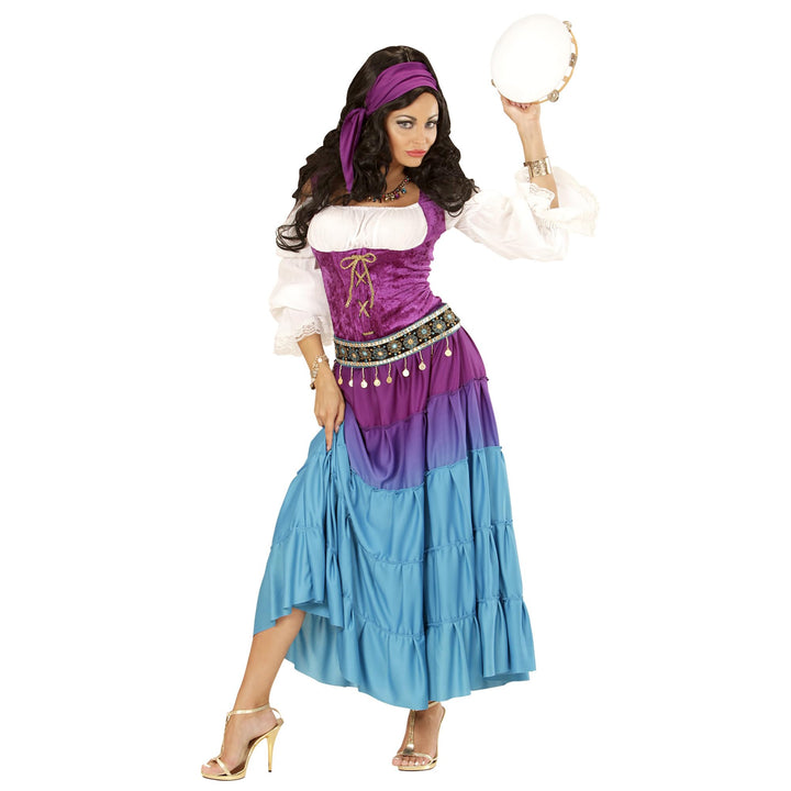 "GIPSY" (dress, coin belt, bandana) - (S), S