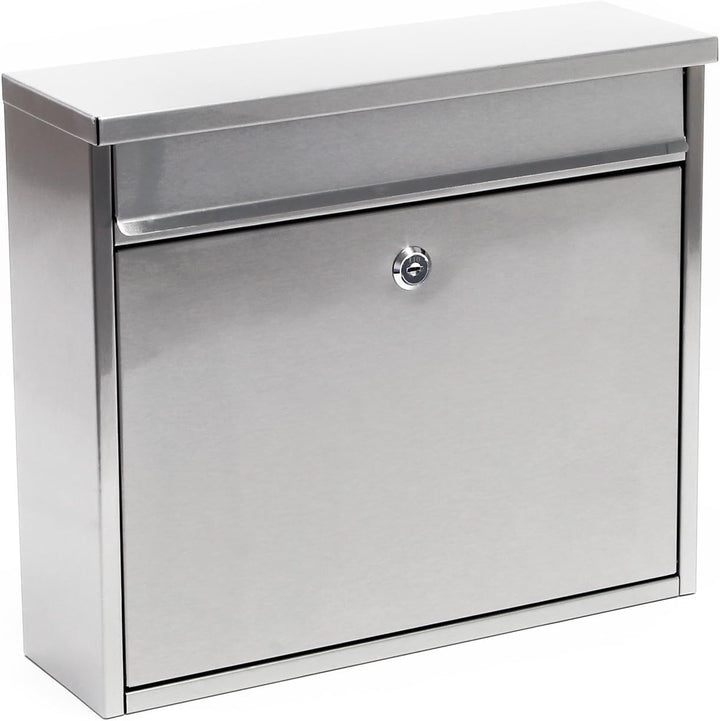 Briefkasten Postkasten Edelstahl Wandbriefkasten Mailbox Design V13