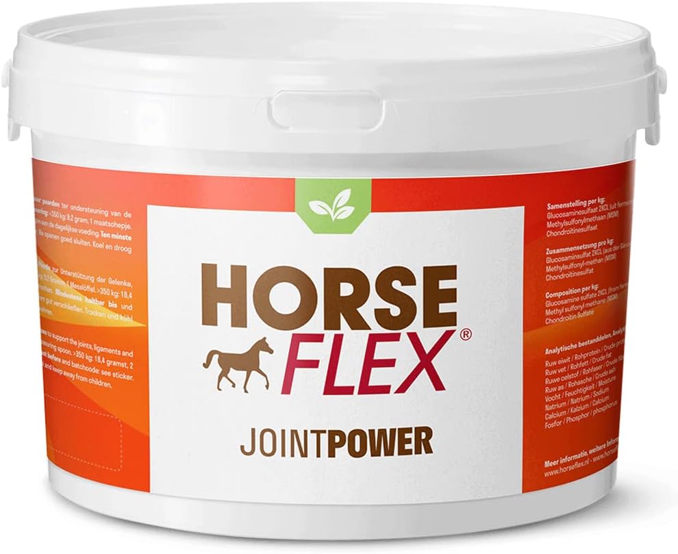 HORSE FLEX JointPower Pulver für Pferde zur Unterstützung der Gelenke, Sehnen und Bänder - 550 Gramm