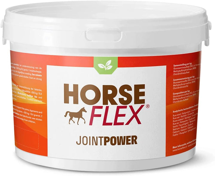 HORSE FLEX JointPower Pulver für Pferde zur Unterstützung der Gelenke, Sehnen und Bänder - 550 Gramm