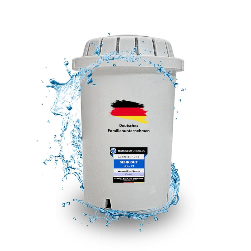 CIMYA Wasserfilter Trinkwasser | 2 Monatsfilterkartusche [AKTIVKOHLE] Wasserentkalker Wasserenthärte