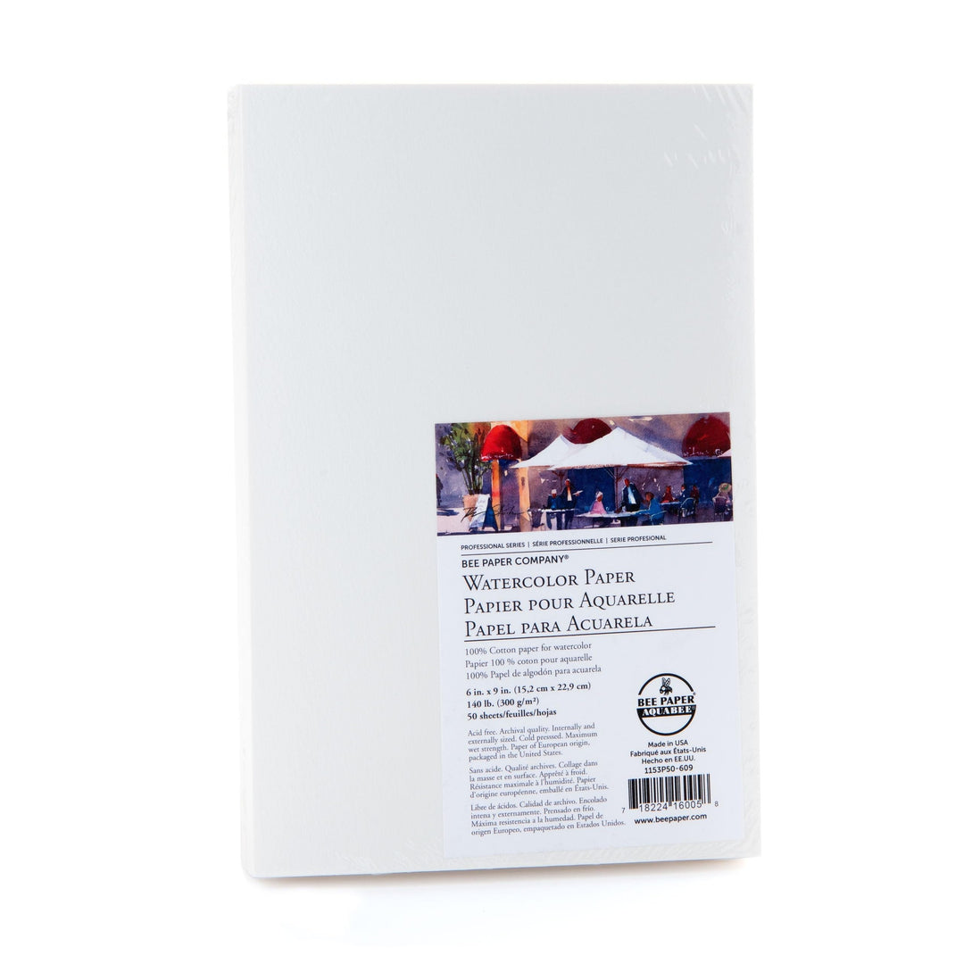 Bee Paper Company Aquarellpapier, 100% Baumwolle, 91,4 cm x 4,5 m Rolle 36-inch x 5-yard Roll, 36-in