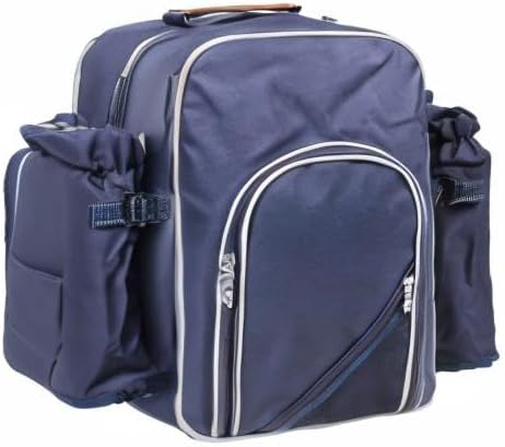 Picknickrucksack mit Inhalt für 4 Personen mit integrierter