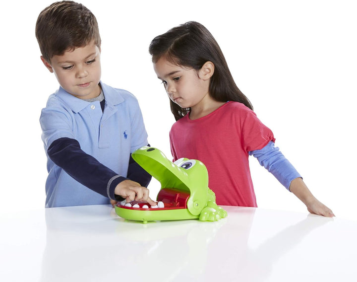 Hasbro Spiele - Kroko Doc, Geschicklichkeitsspiel, Kinderspiel ab 4 Jahren Französische Version Gesc