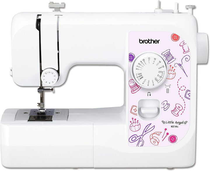 Brother KE14S Little Angel - Nähmaschine mit Fingerschutz (14 Stiche)