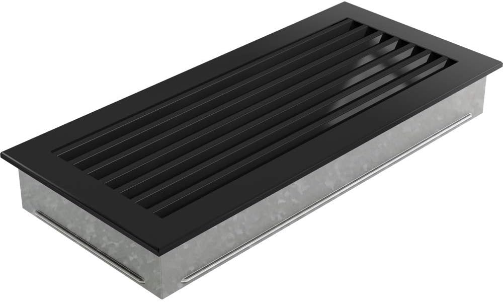 kratki Lüftungsgitter Kamingitter Fresh 17cm x 37cm schwarz 17 x 37 cm Schwarz, 17 x 37 cm Schwarz
